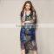 Super soft 100 Silk Long Dresses Bohemian Femme Casual Clothing Slim Party Dresses