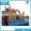 Popular 0.55mm PVC custom inflatable funny playground, inflatanble cartoon amusement park for sale