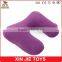 custom 2015 hot sale U shape plush travel neck pillow