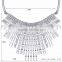 New Design Fashion Crystal Necklaces Women Luxury Statement Diamond Necklace Jewelry SKA8450
