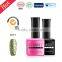 YEANAIL hot sale professional glitter 204 fashion colors nail arts design, free samples nail polish, soak off uv gel polish