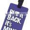 Tag Type and PVC Material airplane shape Luggage tag