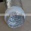 double foil insulated aluminum flexible air duct with 16Kg/m3 glass fiber