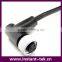 INST M12 installable 90 degree waterproof connector