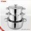 Best quality Induction Cooking Pots Non-Stick Cooking Set Stainless Steel Cookware                        
                                                Quality Choice