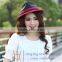 Ladies Small Straw Hats With Sinamay Ornaments For Party / Wedding / Trip