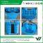 Hot sell good cheap 42 Liter HDPP double handle rolling supermarket plastic shop basket with castor (YB-W019)