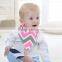 Modern scarf style baby bandana drool bibs