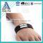 Customized Engrave Logo Bio Magnetic Leather Bracelet Braided Mens Leather Bracelet