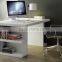 Sauder Harbor View Computer Desk with Hutch, Antiqued White