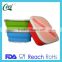 100% Silicone Folding Lunch Box With fork and spoon