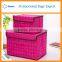 motorcycle plastic oem non woven fabric foldable storage box