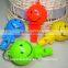 Smiling Plastic Whistle Keychain, Electric Pocket Whistle With LED Light