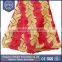 High Quality Metallic Swirl Patterned Battenburg Lace Fabric For Evening Dresses