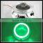 80mm green color led daytime running light for car led angel eyes head lamp led halo rings