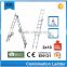 Aluminium extension ladder with 9 steps SGS/EN131 frp insulated ladder