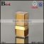 15/30/50ml square shape acrylic plastic bottle top cap lid luxury painting golden color                        
                                                                                Supplier's Choice