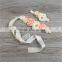 newborn graceful ribbon flower cute headbands for girls baby kids