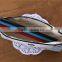 New Canvas Navy Marine Stripe Zipper Pouch Bag Pen Box