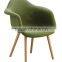 Fabric comfy FW081 ergonomic accent easy arm lounge chair
