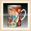 Fashion mug cup printer for printing mug cup to lovers for New year promotion items