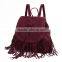 Fashion Tassel Backpack Women Casual Shoulderbags