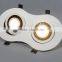 2x7W 360 degree adjustable cob led down light