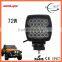 72W REC LED work light spot flood beam Voltage 12/24V waterproof IP67 for offroda truck suv all cars