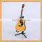 Mini guitar music instrument scale model, OEM piano violin model scale model toy