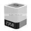 dynamic color changing alarm clock wireless speaker