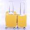 ABS travel trolley luggage bags with built in clothes rack