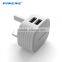 PINENG PN-501 UK Standard adapter with dual USB for mobile phones