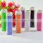 Manufacturer wholesale gift Lipstick single section multicolor power bank customized LOGO