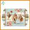 creative new design melamine tray with handle