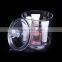 Cylinder Transparent Plastic Lipstick Makeup Brush Tools Storage Box Case Cosmetic Organizer