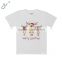 Wholesale 100% Cotton Children's Christmas T shirts Heat Stamped T Shirt
