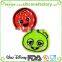 Slip-resistant funny Halloween pumpkin pattern round shape silicone pot holder