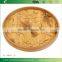 BR901/Traditional Classical Chinese Kongfu Bamboo Round Charger Tea Tray