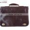 Leather briefcase 2 compartments handbags italian bags genuine leather florence leather fashion