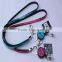 Company logo fashion wristlet rhinestone iphone lanyard with keychain