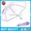 POE Material clear plastic umbrella,transparent umbrella,