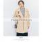 Autumn Winter New Loose Jacket With Belt Women Coat Female Fashion
