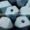20*20*20mm painted color blue wood beads polyhedron beads DIY findings supplies 3000046