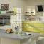 High gloss kitchen cabient,green lacquer kitchen cabinets