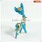 custom made animal blue deer resin figures,customized animal resin figures,customized promotion resin figures factory