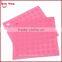 BT0187 Wholesale Silicone Square Shapes Heat Resistant Table Mat Silicone Trivet Pot Holder Dotted Table Mat