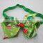 New Arrival 4inch Christmas Ribbon Baby Hair Bows with Soft Elastic Headband Girls Baby Hairband Boutique Bows