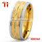 2016OEM Fashion jewelry gold ring designs for men, stainless steel ring with faceted surface