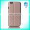 Delicate Flip PU Leather champagne Cover Wallet Case For iPhone 6 4.7