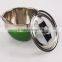 4pcs colorful stainless steel spice Jar with rack, lid and spoon